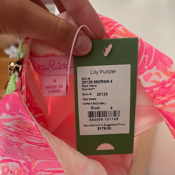 Pink Flamingo Lily Pulitzer Dress - Picture 2 of 5